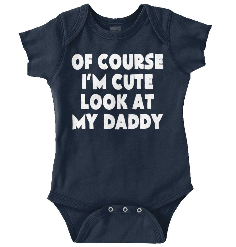 I'm Cute Romper Bodysuit-Direct To Garment Print-Brisco Baby