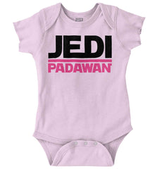 Jedi Padawan Romper Bodysuit-Direct To Garment Print-Brisco Baby