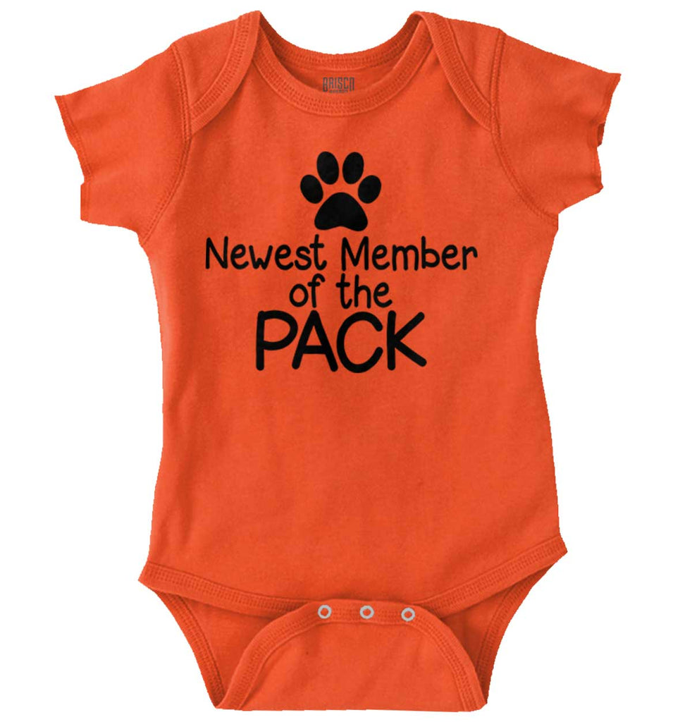 Member of the Pack Romper Bodysuit-Direct To Garment Print-Brisco Baby