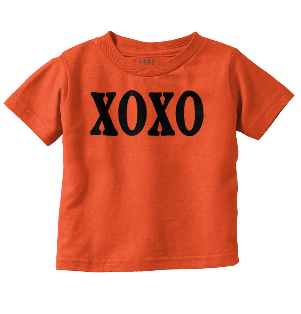 XOXO Infant Toddler T Shirt-Direct To Garment Print-Brisco Baby