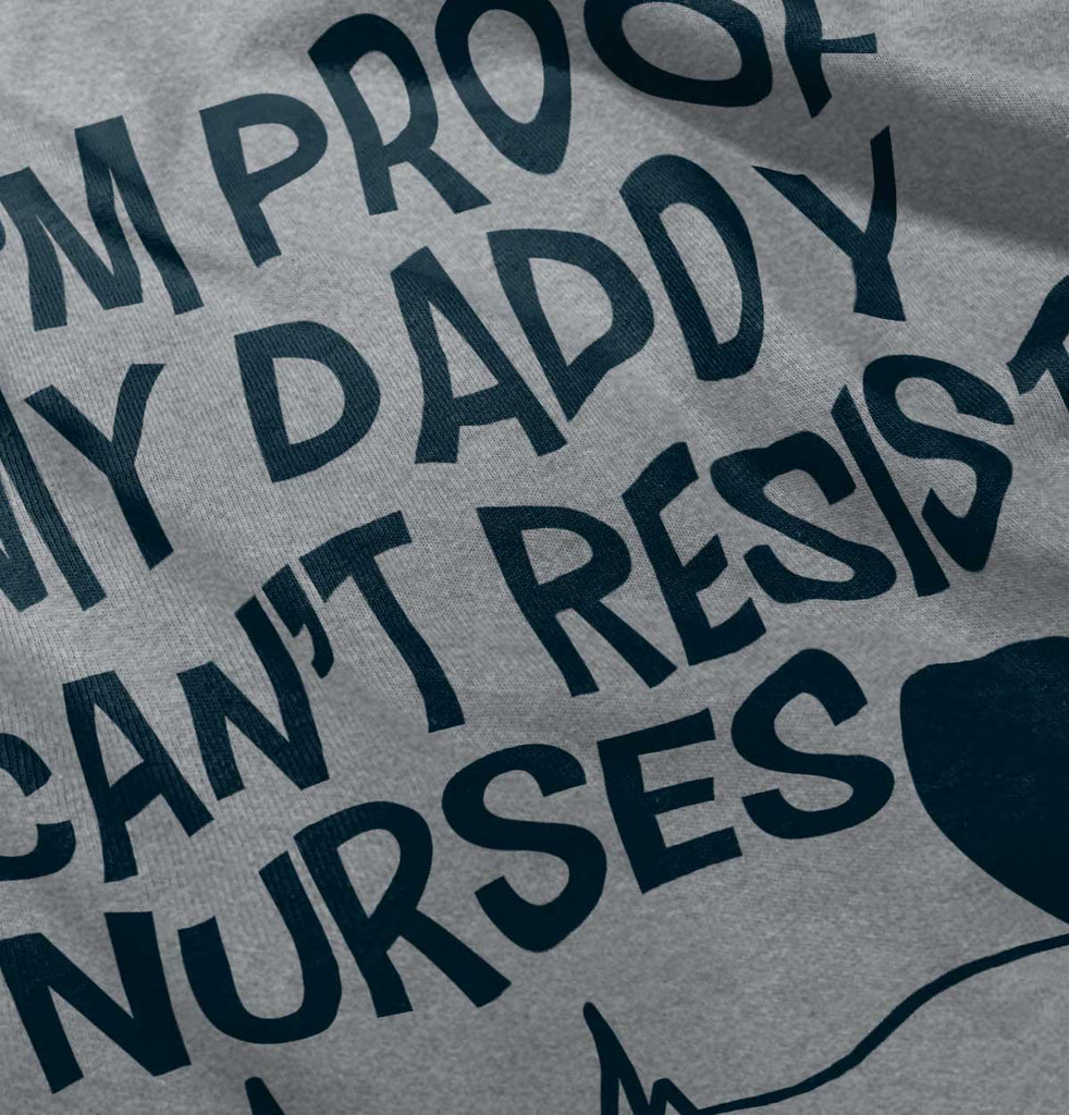 Can't Resist Nurses Toddler Football Jersey Tee-Direct To Garment Print-Brisco Baby