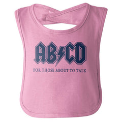 AB CD Infant Baby Bib-Direct To Garment Print-Brisco Baby