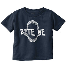 Bite Me Infant Toddler T Shirt-Direct To Garment Print-Brisco Baby