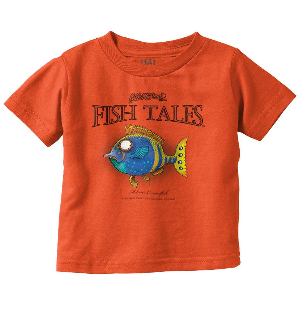 Melvin's Cowardfish Infant Toddler T Shirt-Direct To Garment Print-Brisco Baby