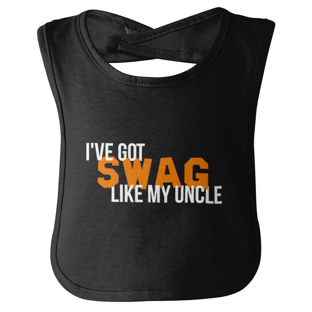 Swag Like My Uncle Infant Baby Bib-Direct To Garment Print-Brisco Baby