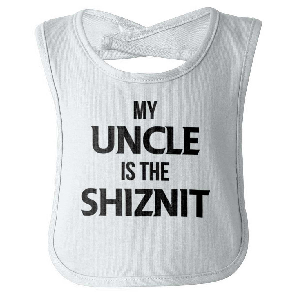 Uncle Shiznit Infant Baby Bib-Direct To Garment Print-Brisco Baby