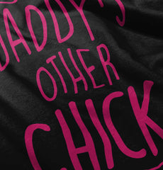 Daddy's Other Chick Romper Bodysuit-Direct To Garment Print-Brisco Baby