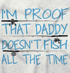 Fish All The Time Toddler Baseball-Direct To Garment Print-Brisco Baby