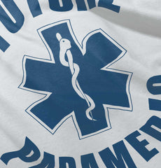 Future Paramedic Infant Baby Bib-Direct To Garment Print-Brisco Baby