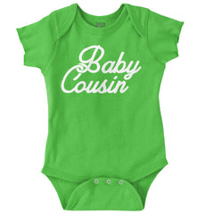 Baby Cousin Romper Bodysuit-Direct To Garment Print-Brisco Baby