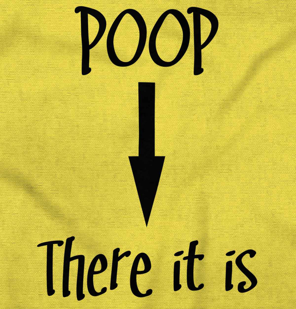 Poop There It Is Romper Bodysuit-Direct To Garment Print-Brisco Baby