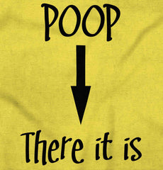 Poop There It Is Romper Bodysuit-Direct To Garment Print-Brisco Baby