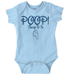 Poop There It Is Romper Bodysuit-Direct To Garment Print-Brisco Baby