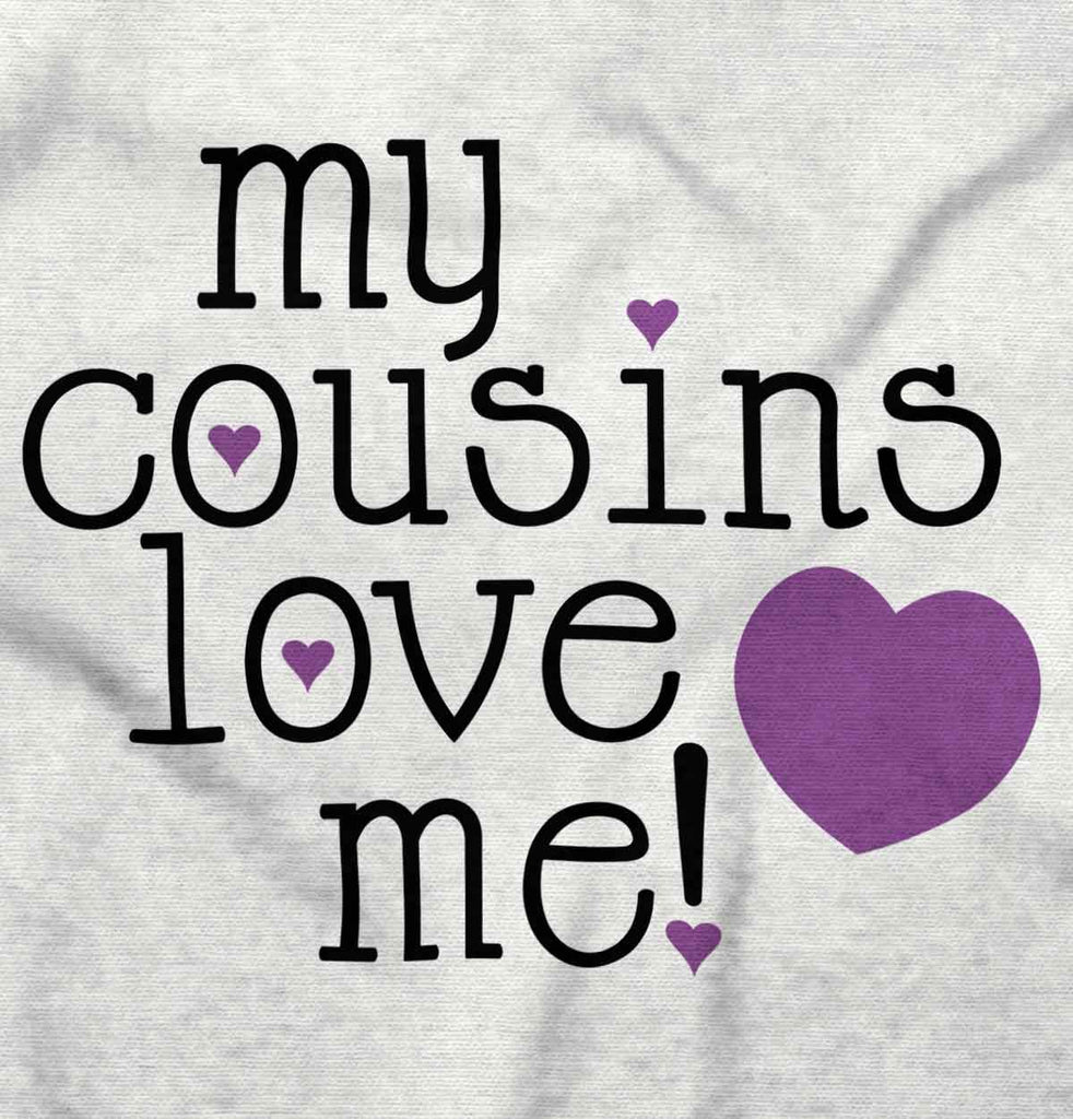Cousins Love Me Toddler Ruffle Bottom Tee-Direct To Garment Print-Brisco Baby