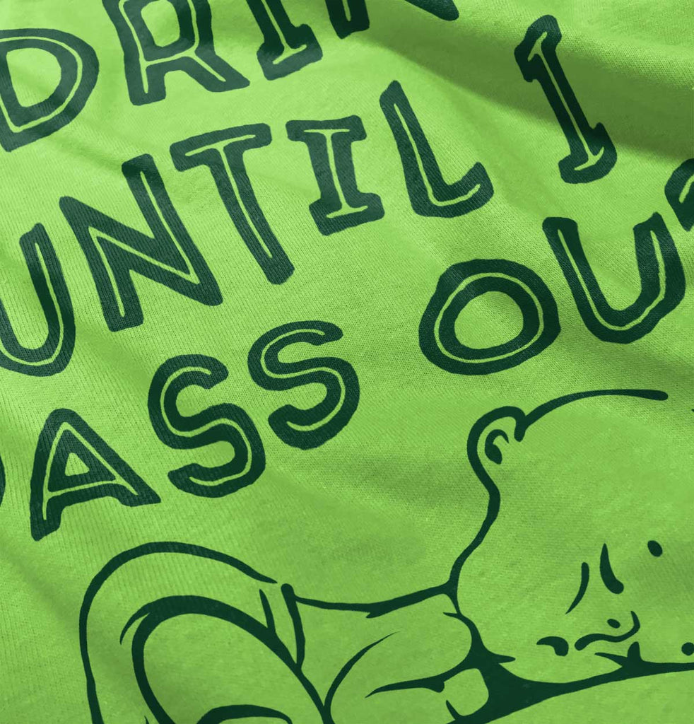 Until I Pass Out Romper Bodysuit-Direct To Garment Print-Brisco Baby