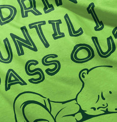 Until I Pass Out Romper Bodysuit-Direct To Garment Print-Brisco Baby