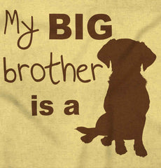 Brother is a Dog Infant Toddler T Shirt-Direct To Garment Print-Brisco Baby