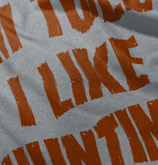 Im Told I Like Hunting Romper Bodysuit-Direct To Garment Print-Brisco Baby