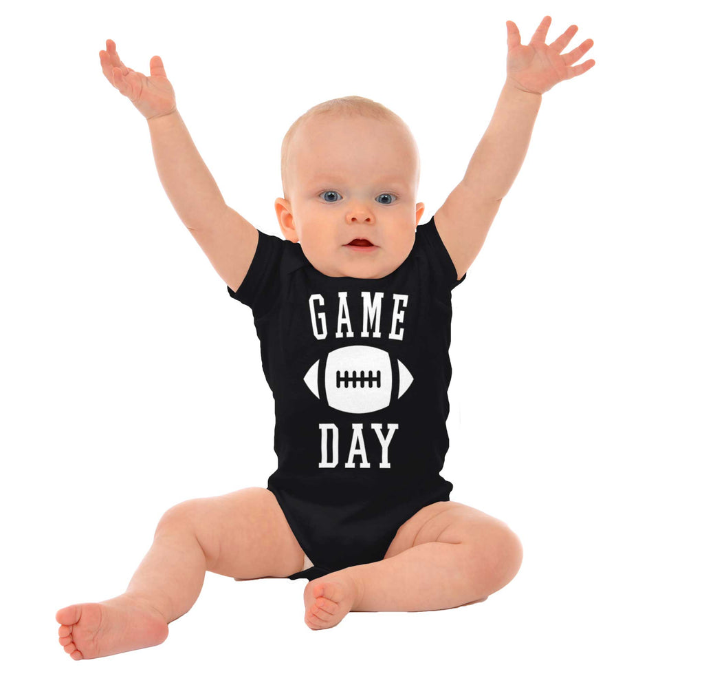 Game Day Romper Bodysuit-Direct To Garment Print-Brisco Baby