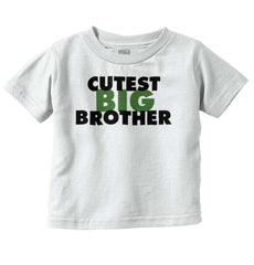 Cutest Big Brother Infant Toddler T Shirt-Direct To Garment Print-Brisco Baby