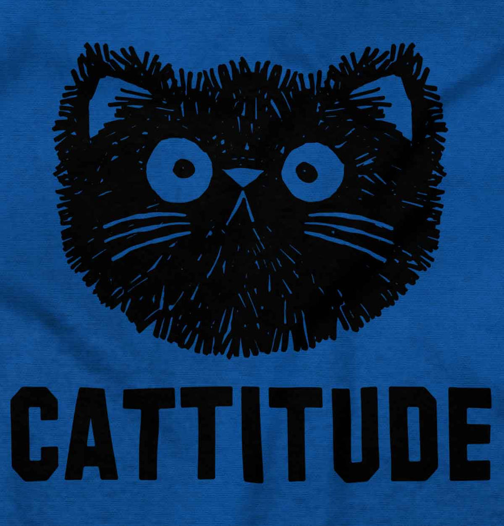 Cattitude Infant Toddler T Shirt-Direct To Garment Print-Brisco Baby