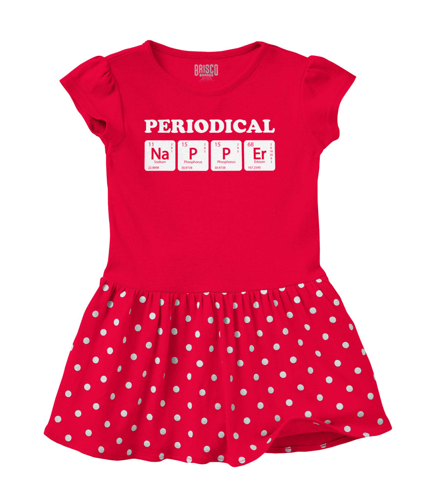 Nap Periodically Baby Polka Dot Skirt Dress-Direct To Garment Print-Brisco Baby