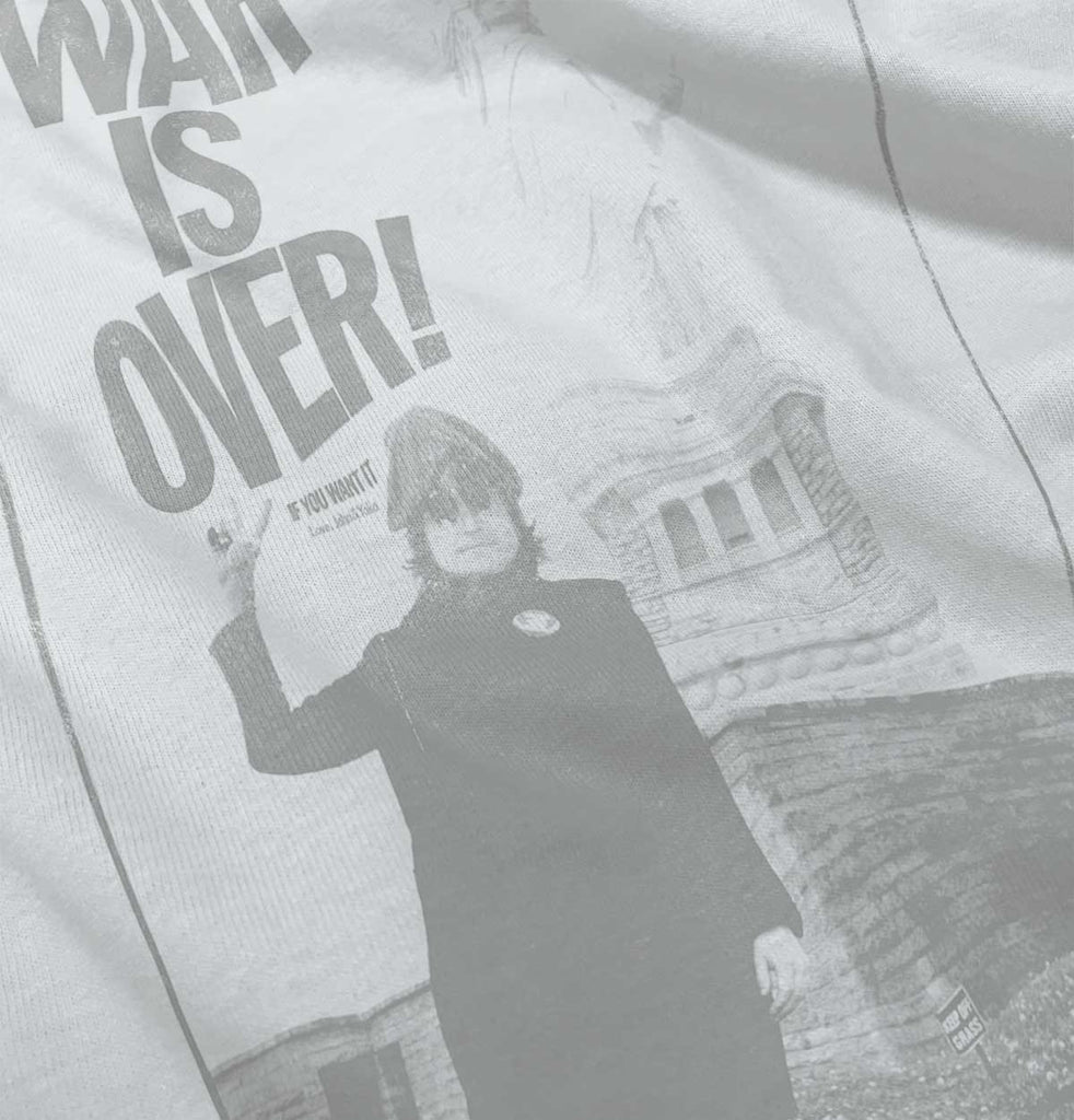 War Is Over Infant Baby Bib-Direct To Garment Print-Brisco Baby