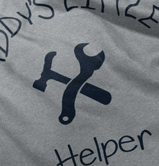 Daddy's Little Helpe Romper Bodysuit-Direct To Garment Print-Brisco Baby