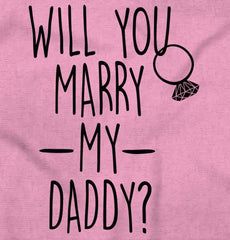 Marry My Daddy Toddler Baseball-Direct To Garment Print-Brisco Baby