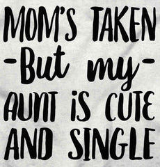 Aunt is Single Football Romper Bodysuit-Direct To Garment Print-Brisco Baby