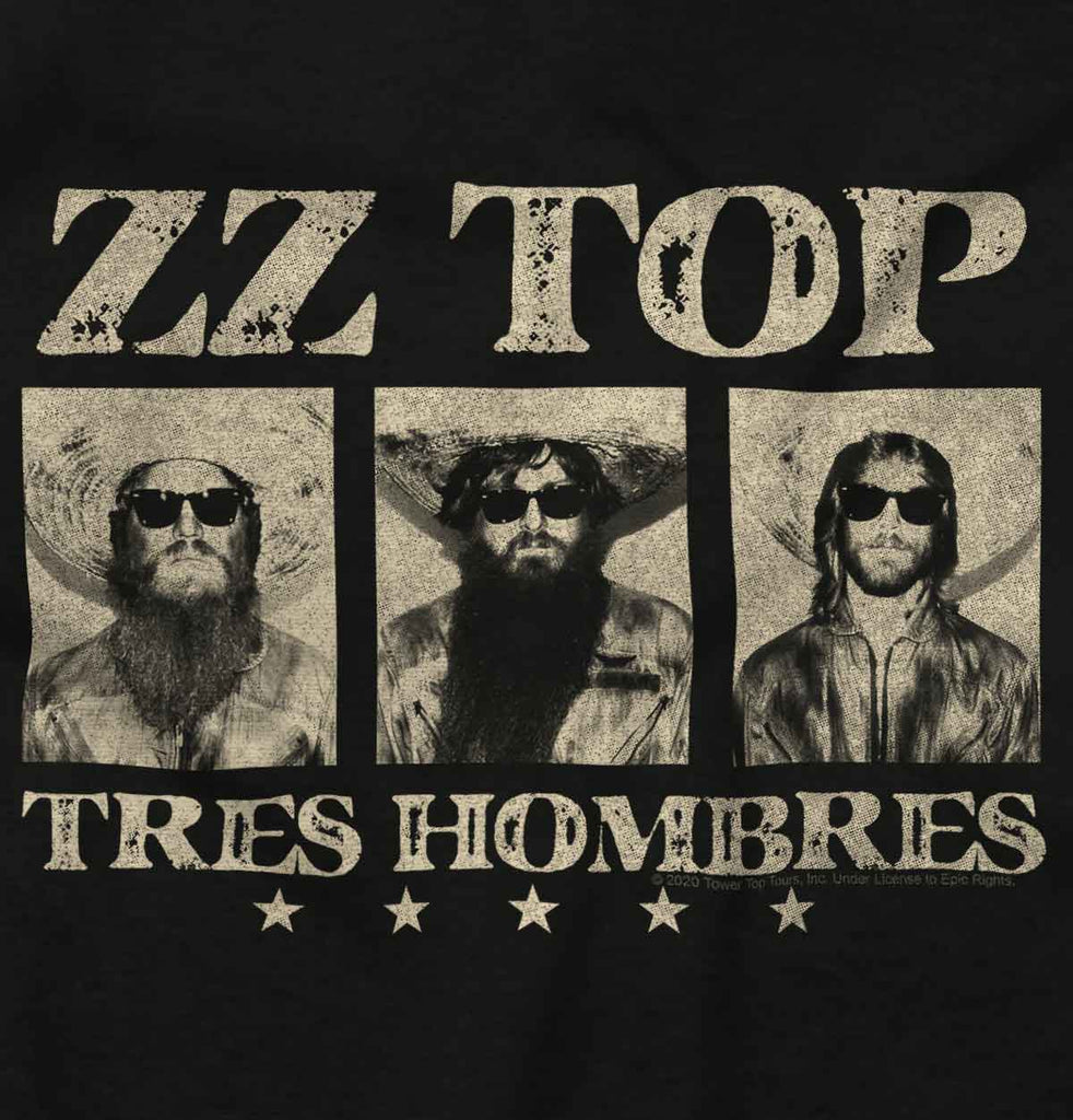 Tres Hombres Romper Bodysuit-Direct To Garment Print-Brisco Baby