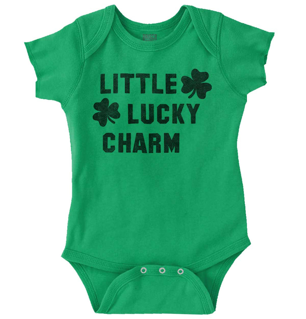Little Lucky Charm Romper Bodysuit-Direct To Garment Print-Brisco Baby