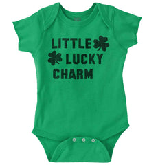 Little Lucky Charm Romper Bodysuit-Direct To Garment Print-Brisco Baby