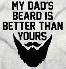 Dad's Beard Infant Toddler T Shirt-Direct To Garment Print-Brisco Baby