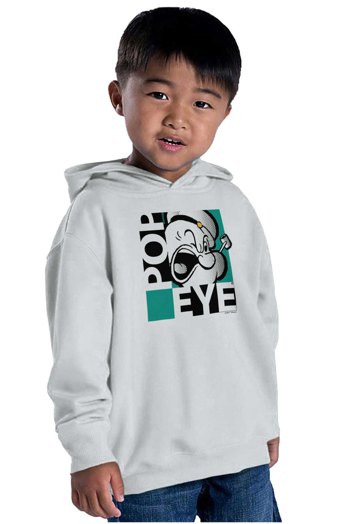 Popeye Pop Art Toddler Pullover Hoodie-Direct To Garment Print-Brisco Baby