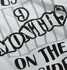 9 Months On The Inside Romper Bodysuit-Direct To Garment Print-Brisco Baby