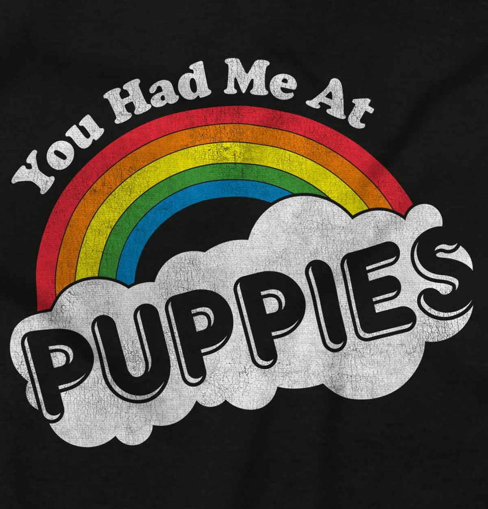 Rainbow Puppies Romper Bodysuit-Direct To Garment Print-Brisco Baby