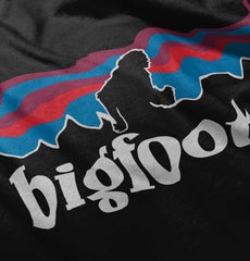 Bigfoot Mountain Romper Bodysuit-Direct To Garment Print-Brisco Baby