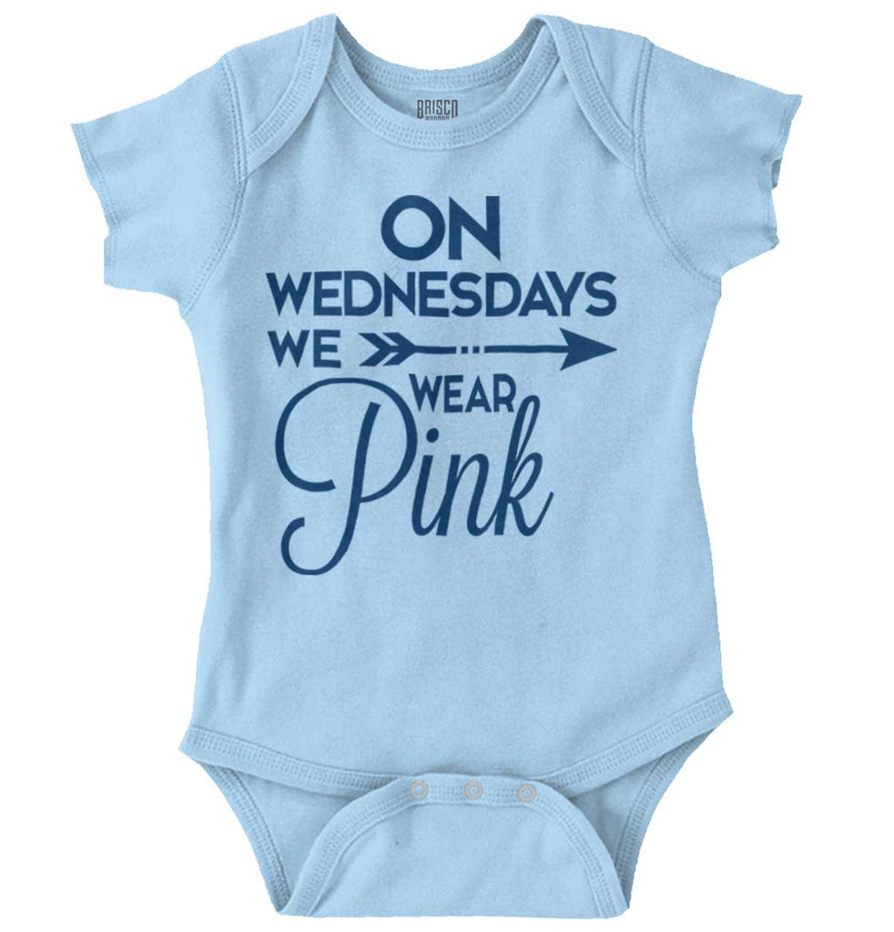 Wear Pink Romper Bodysuit-Direct To Garment Print-Brisco Baby