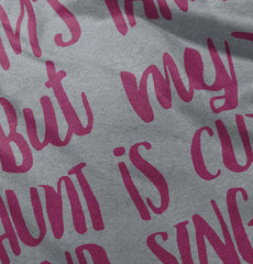 Aunt is Single Toddler Football Jersey Tee-Direct To Garment Print-Brisco Baby