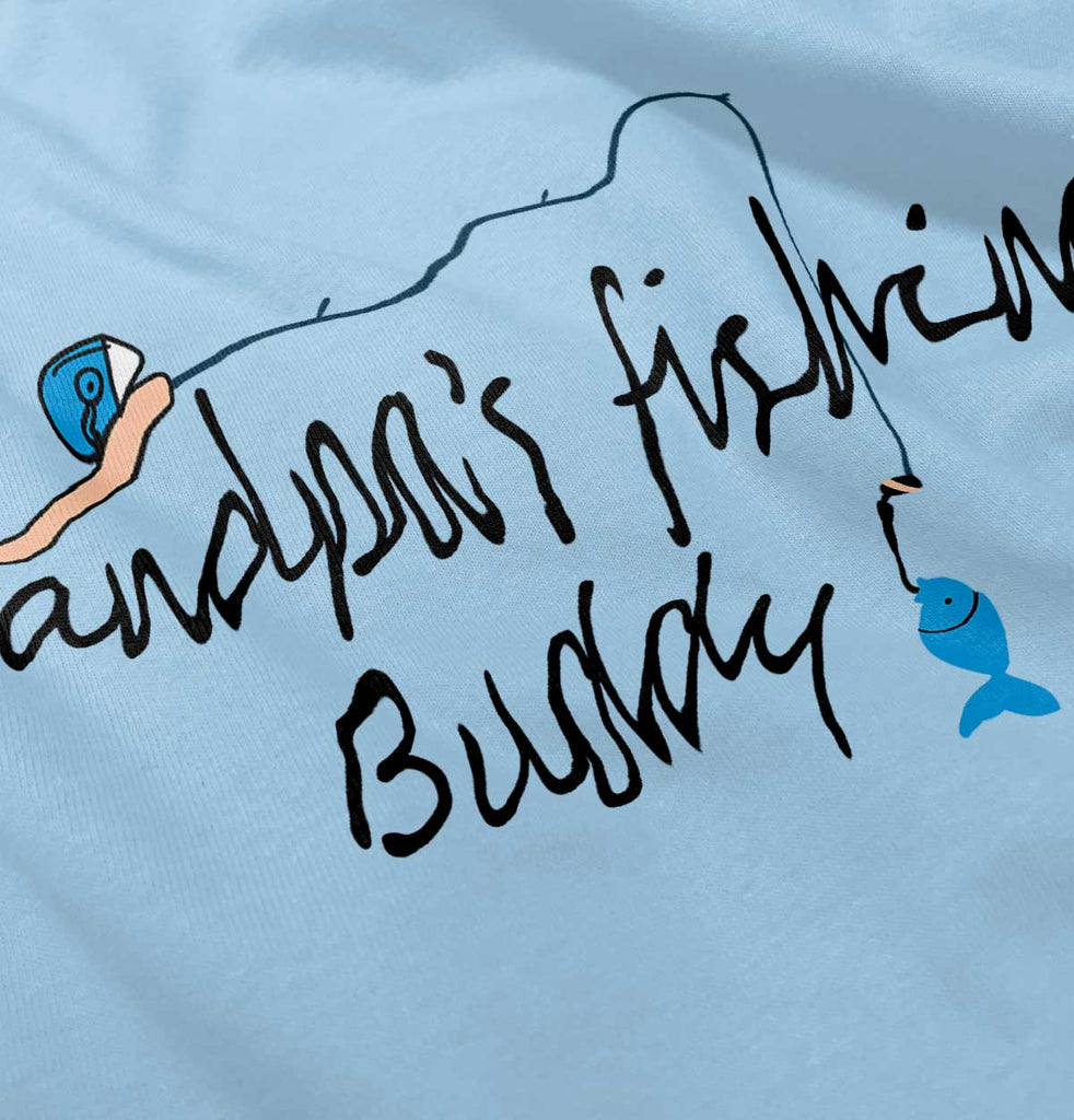 Grandpa Fishing Infant Baby Bib-Direct To Garment Print-Brisco Baby