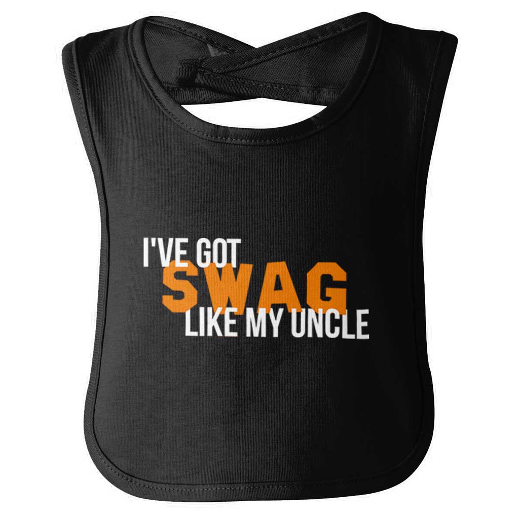 Swag Like My Uncle Infant Baby Bib-Direct To Garment Print-Brisco Baby