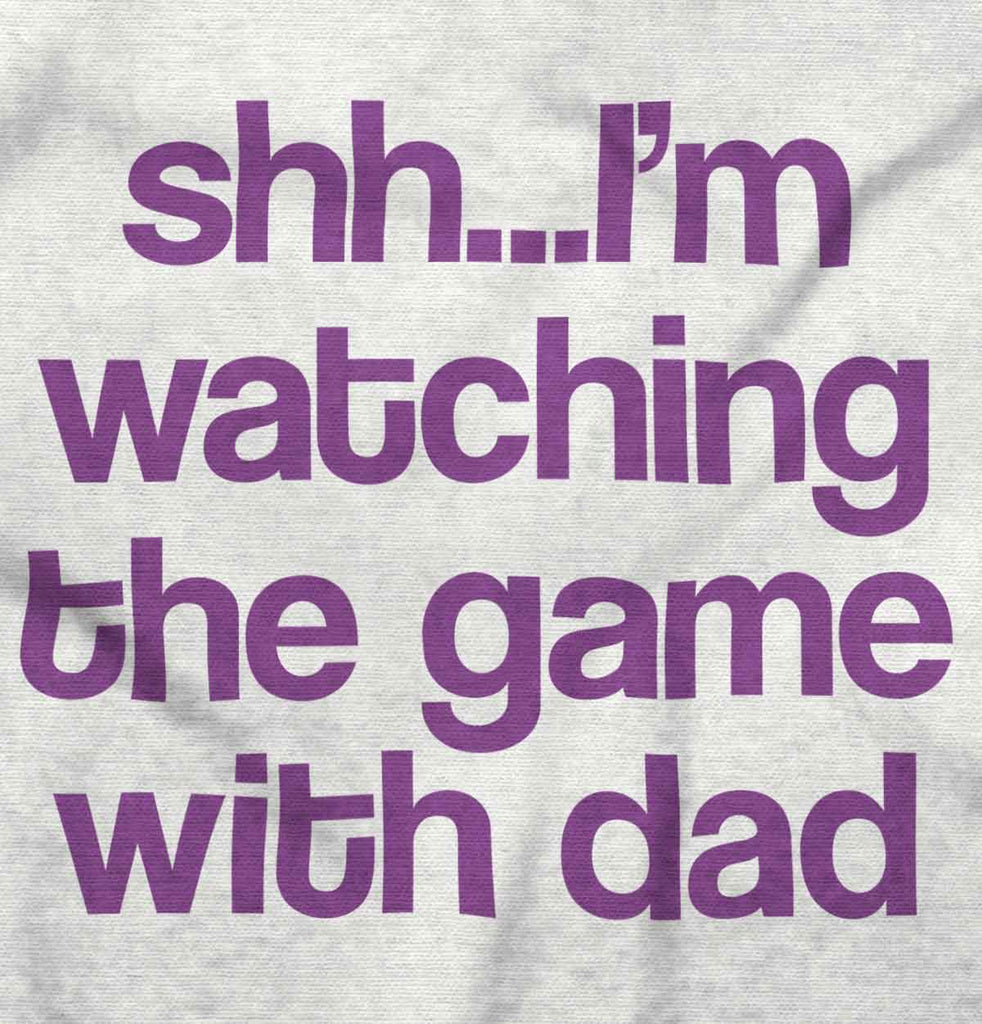 Watching the Game Baby Ruffled Trim Romper-Direct To Garment Print-Brisco Baby