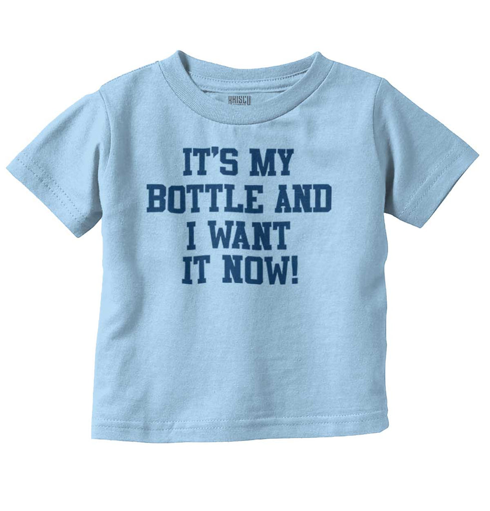 I Want It Now Infant Toddler T Shirt-Direct To Garment Print-Brisco Baby