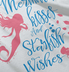 Mermaid Kisses Romper Bodysuit-Direct To Garment Print-Brisco Baby