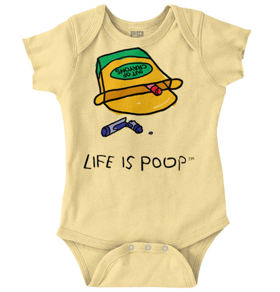 Out of Crayons Romper Bodysuit-Direct To Garment Print-Brisco Baby