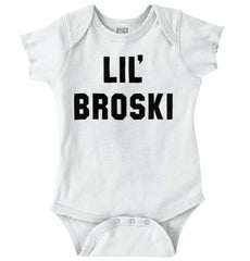 Lil' Broski Romper Bodysuit-Direct To Garment Print-Brisco Baby