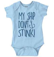 Ship Don't Stink Romper Bodysuit-Direct To Garment Print-Brisco Baby