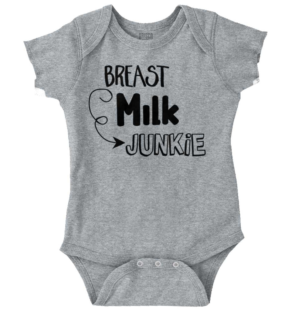 Milk Junkie Romper Bodysuit-Direct To Garment Print-Brisco Baby