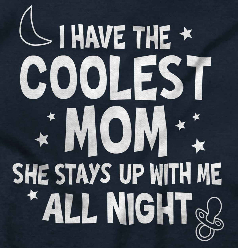 Coolest Mom Romper Bodysuit-Direct To Garment Print-Brisco Baby